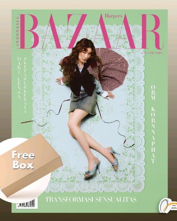 Harper's Bazaar Indonesia edisi Februari 2026 (HIJAU) ft. Orm Kornnaphat