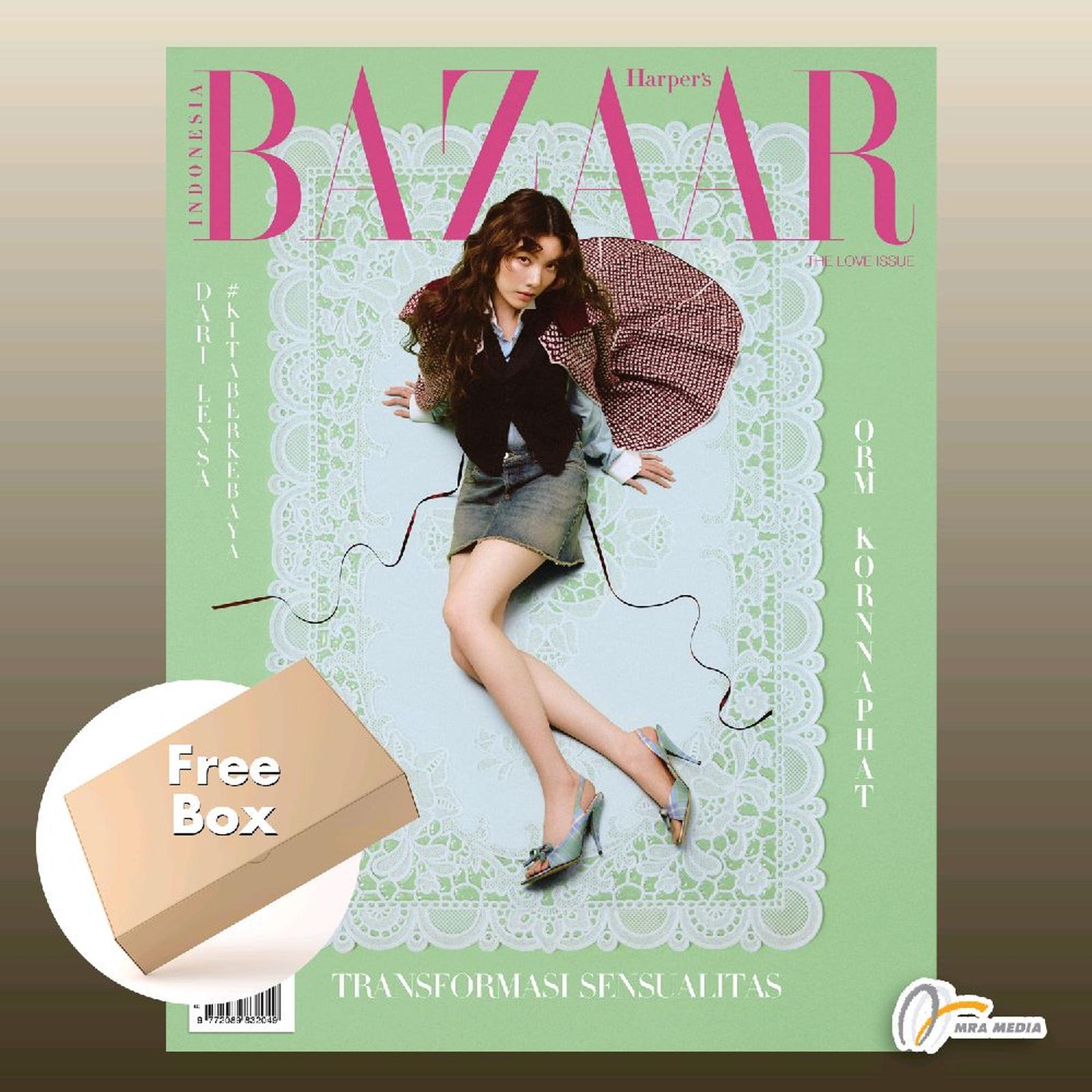 Harper's Bazaar Indonesia edisi Februari 2026 (HIJAU) ft. Orm Kornnaphat