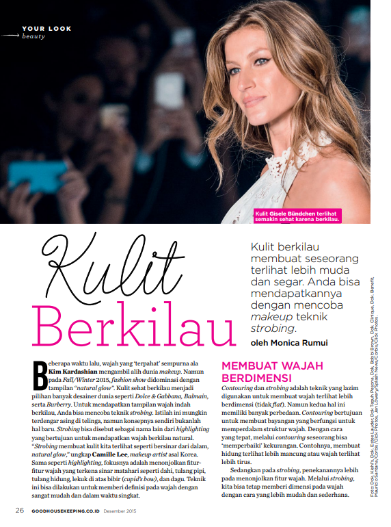 Majalah Good Housekeeping Indonesia - Edisi Desember 2015 (Rianti Cartwright) - Image 3